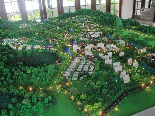 文县文县沙盘模型