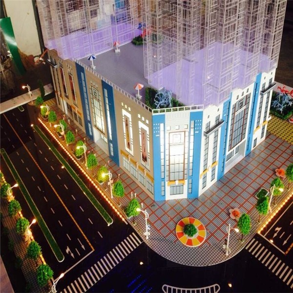 透明文县楼盘模型