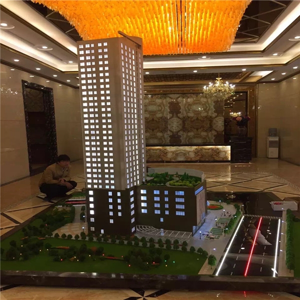 西北更大比例文县楼盘模型展示