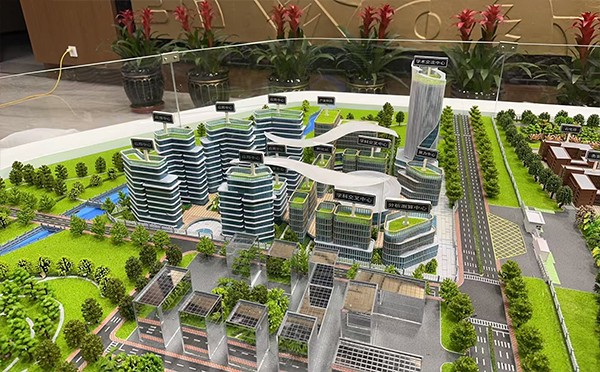 兰州理工大学校区全貌沙盘图5 兰州理工大学校区全貌沙盘图5